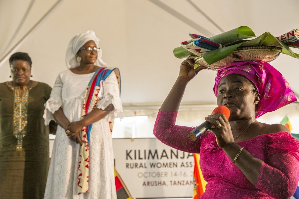 Presentation of Charter of Land Rights. Photo: Georgina Goodwin