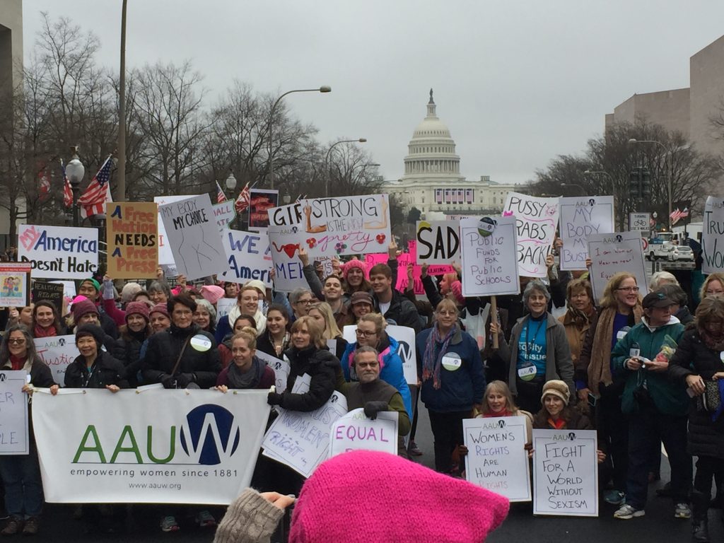 Hundreds of thousands of people joined the Women's March on Washington