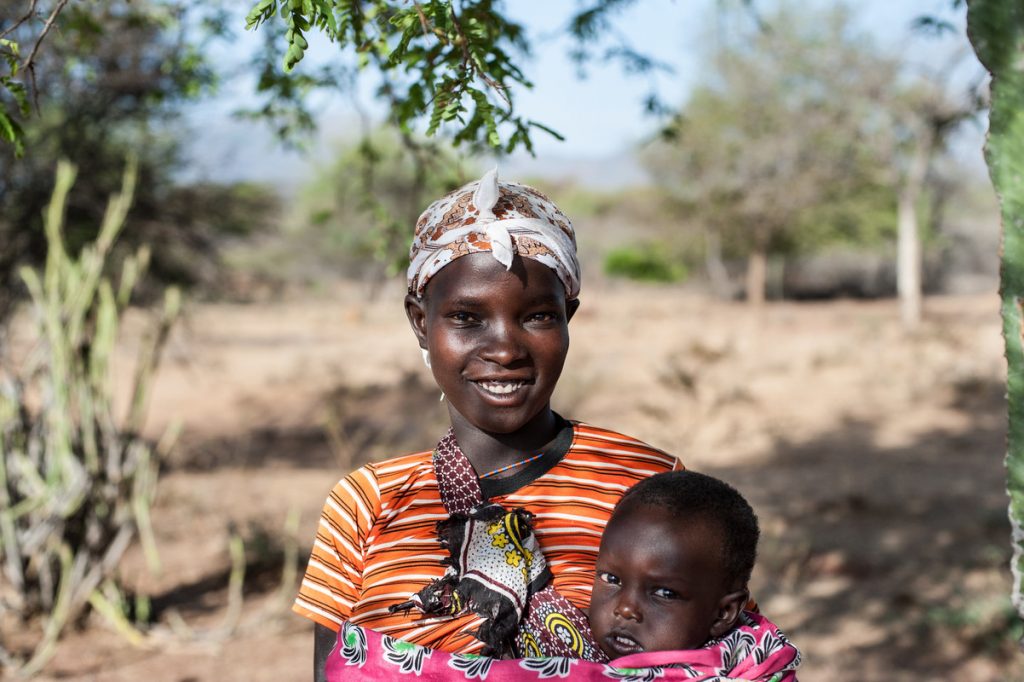 ActionAid supported Pauline in Kenya to get fistula repair surgery. She's pictured here with her daughter.