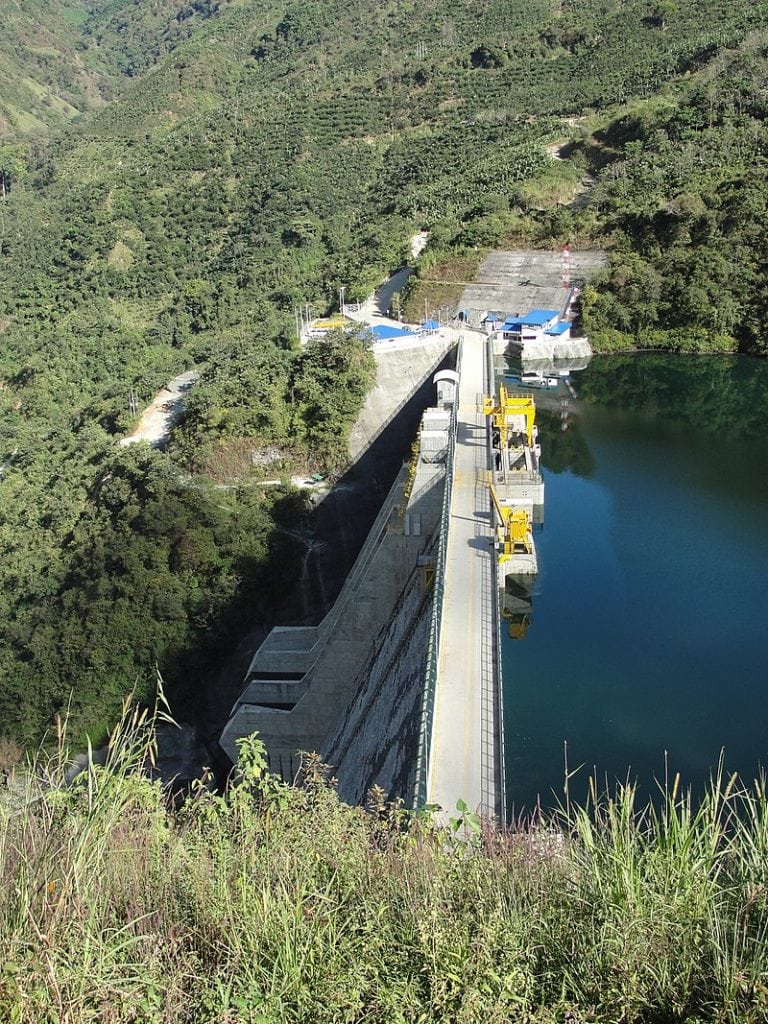 Pirris Hydro Dam, Tarrazu, near Quepos port, Costa Rica