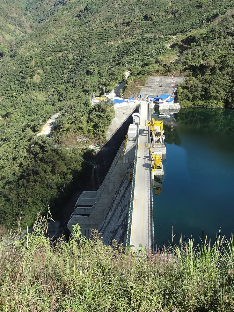 Pirris Hydro Dam, Tarrazu, near Quepos port, Costa Rica