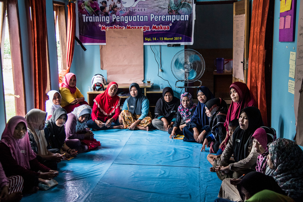 Women-led response to the Sulawesi earthquake and tsunami