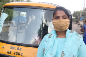 Talat is one of 12 rickshaw drivers delivering food to vulnerable families daily.