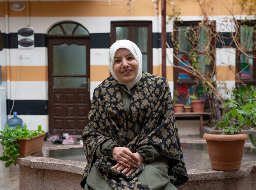 Shadia Abdou a trainee at Kareemat. Photo: Cansu yıldıran/ActionAid.