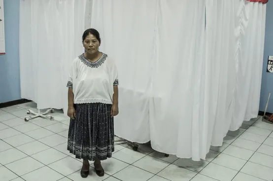 Alejandrina Chen works as a translator at Sayaxche Hospital. Photo: ActionAid