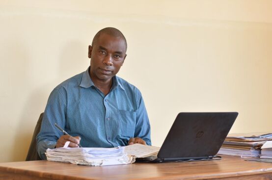 Local official Godfrey from Chamwino-Dodoma, Tanzania, says it's good that local farmers are tracking government spending. Photo: Allan Gichigi/ActionAid