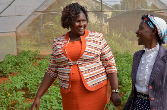 Stella, a farmer in Kenya, mobilizes farmers to make sure their local government's budget meets their needs. Photo: Allan Gichigi/ActionAid